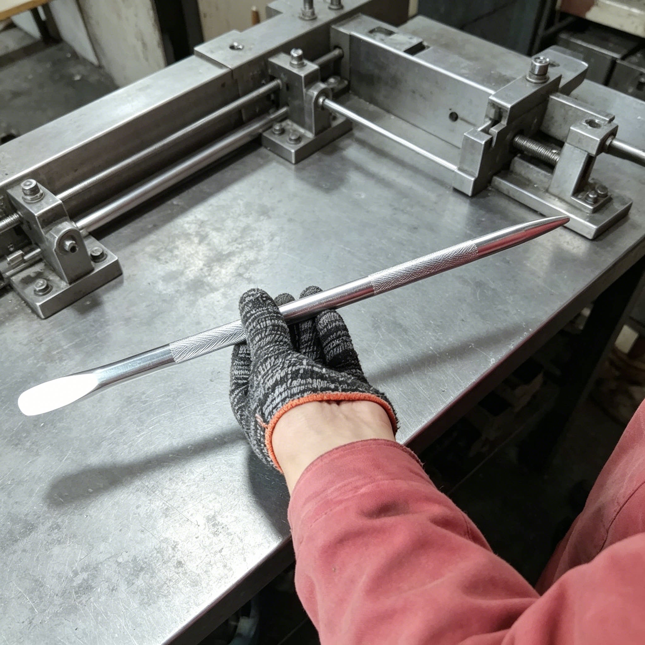 撬杠摩托车木工高锰钢神器铁笔撬板专用工具修理电动车不锈钢撬杆