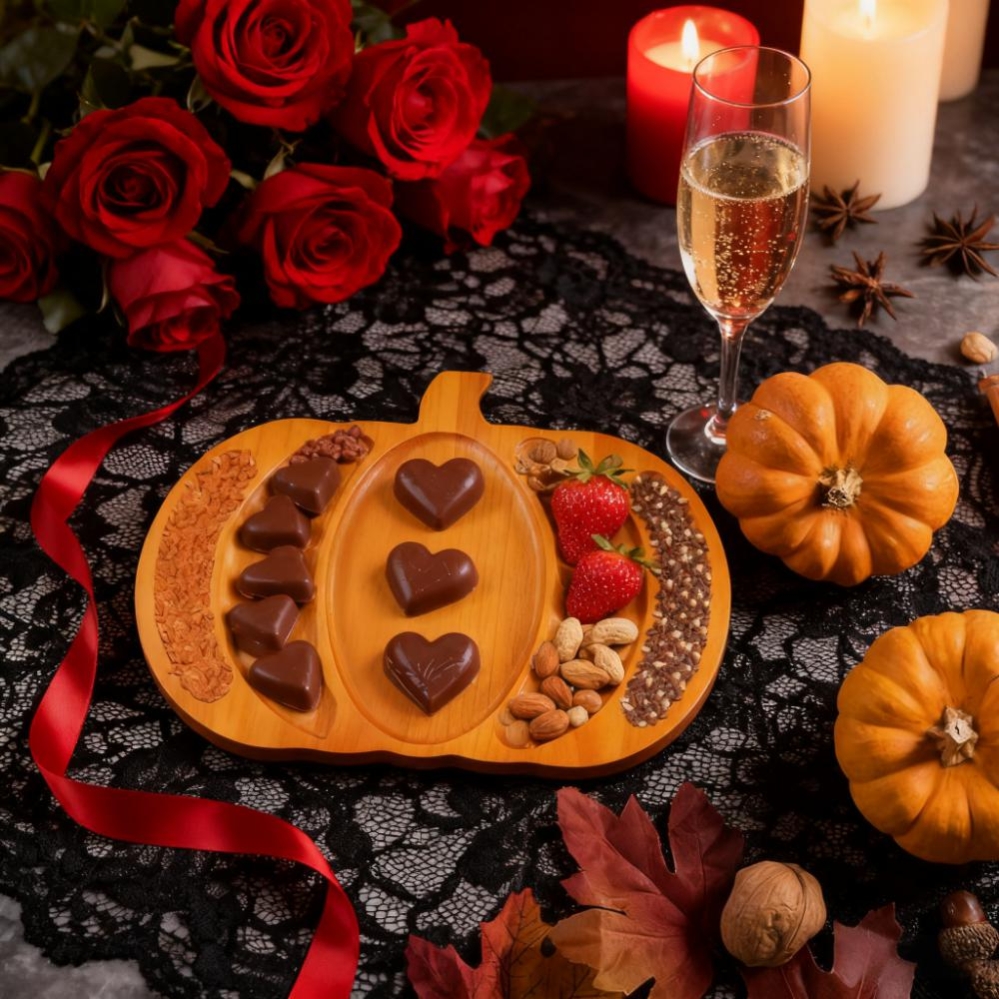 南瓜形状创意移动分餐盘户外野餐幼儿园糕点面包干果点心水果盘