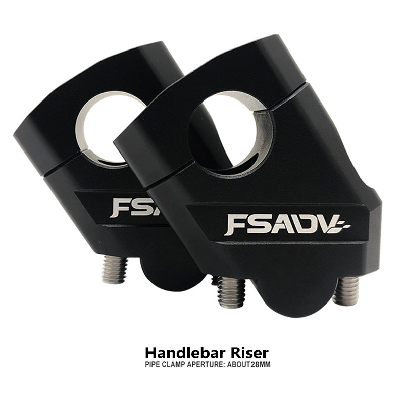 thumbnail for Fsadv Handlebar Heightening Kit Motorcycle Handlebar Riser Off-Road Motorcycle Handlebar Rearward Shift Modification Parts