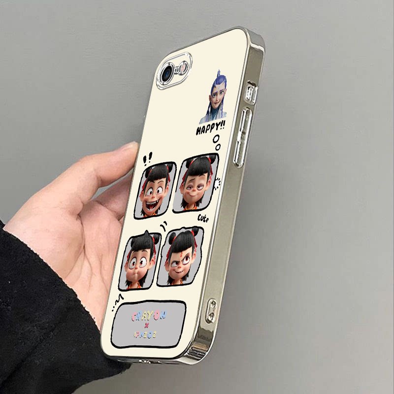 搞怪哪吒适用苹果7手机壳硅胶iphone7Plus全包防摔保护套男女同款新款创意个性卡通可爱软壳保护壳外壳薄潮流