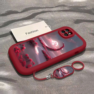 适用荣耀畅玩20手机壳honor保护套新款硅胶镜头全包创意时尚个性防摔套花海月亮男女同款手机软外壳挂绳潮流