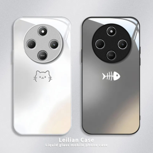 适用红米14R手机壳新款 redm潮流轻奢壳 小米redmi14C防摔全包外壳2411DRN47C玻璃壳r5g护套red米r14女生新款