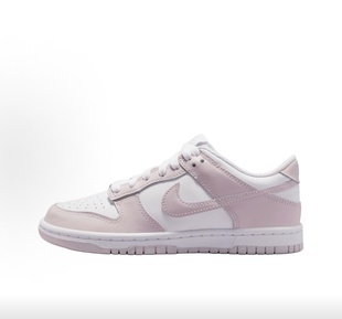 NikeDunk 经典耐用潮流GS 低帮 板鞋 白浅紫 男女同款FB9109-128