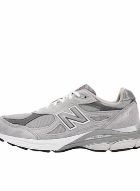 New Balance NB 990 V3 休闲跑步鞋 灰色 美产M990GY3