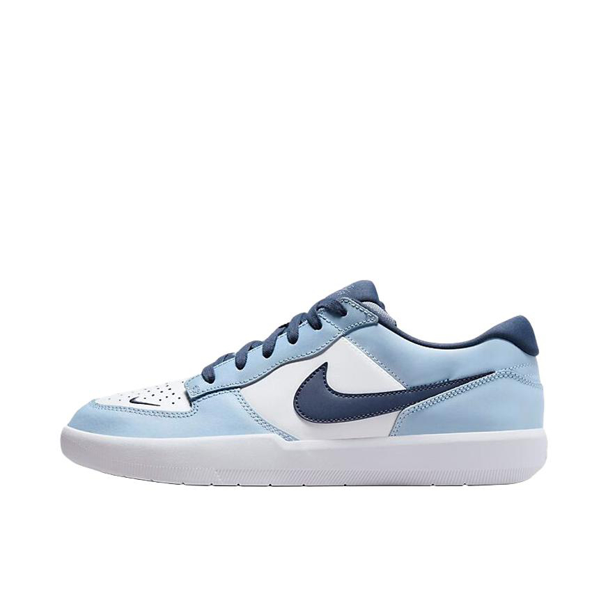 Nike SB Force 58 复古胶底 低帮 板鞋男女同款 北卡蓝HJ3489-141