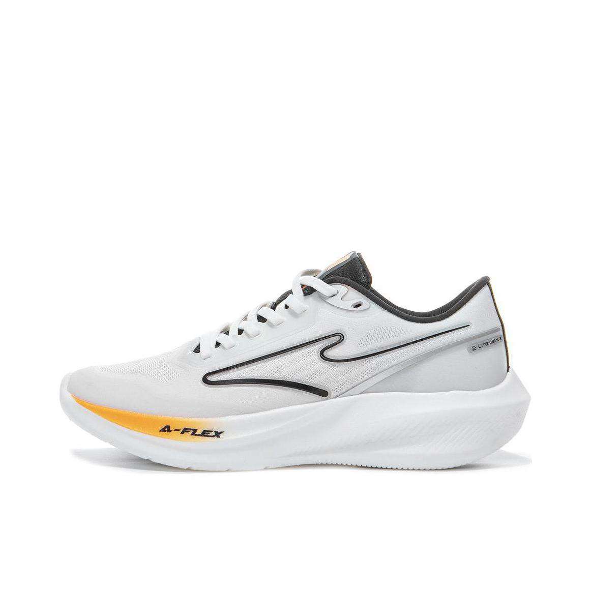 鸿星尔克 奇弹lite4.0 网面 马拉松 跑鞋 微晶白11124103029-009