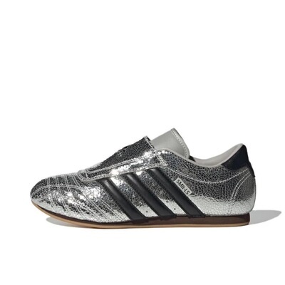 adidas TAEKWONDO 舒适百搭 低帮 生活休闲鞋 女款 银色JH9664