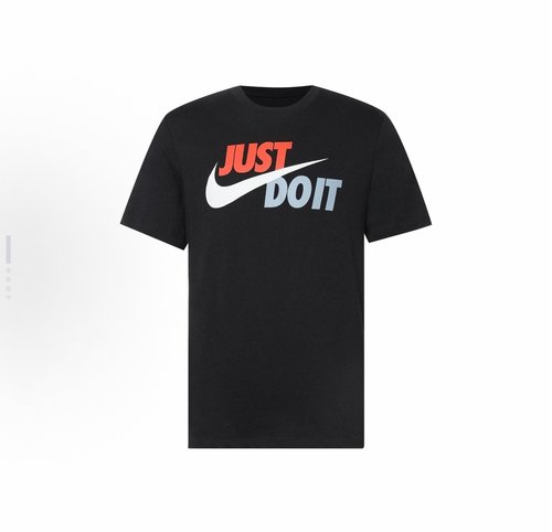 Nike Sportswear Just Do It  大Logo短袖T恤男款 黑色AR5007-010