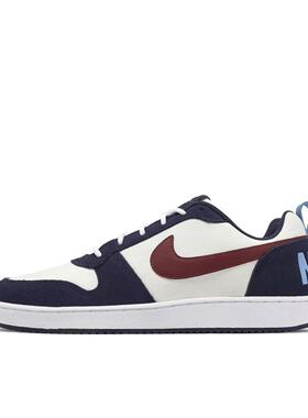 Nike Court Borough Premium 低帮 板鞋 男款 蓝白FV8109-161