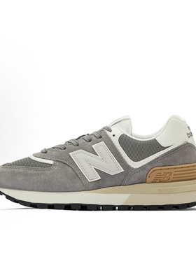 New Balance NB 574LG 格雷系低帮休闲鞋男女同款 白灰色U574LGGS