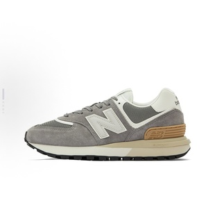 New Balance NB 574LG 格雷系低帮休闲鞋男女同款 白灰色U574LGGS
