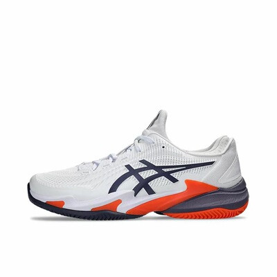 ASICS Court FF 3 PU合成革 潮流 防滑 低帮 网球鞋1041A370-104