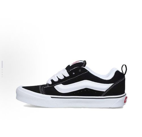 Vans Knu Skool 织物  耐磨 低帮男女同款VN0009QC6BT1(白色内里)