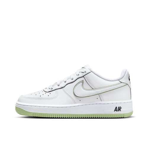 Nike Air Force 1 圆头 低帮 板鞋 白绿色 儿童款 CT3839-108