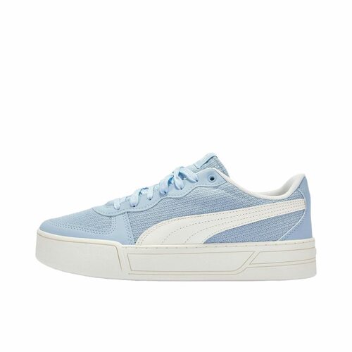 PUMA彪马 Skye 舒适贴合 低帮 板鞋 女款 蓝白色409928-01