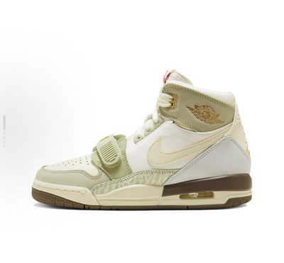 Jordan Legacy 312 兔年高帮 儿童篮球鞋 米绿色FD9909-111