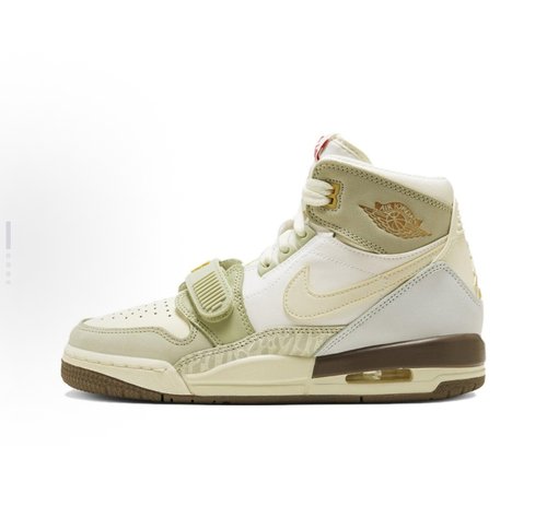 Jordan Legacy 312 兔年高帮 儿童篮球鞋 米绿色FD9909-111