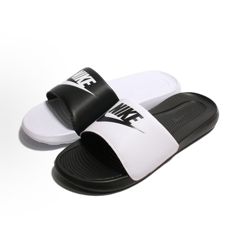 Nike VICTORI ONE SLIDE Slide Mix  EVA一字拖鞋 黑白DD0234-100