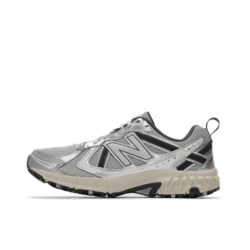 New Balance NB 410 V5网布合成革耐磨低帮男女同款 银色MT410KR5