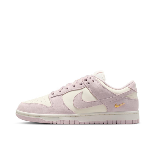 Nike Dunk Low 舒适轻盈 低帮 板鞋 女款 白粉IO4244-100