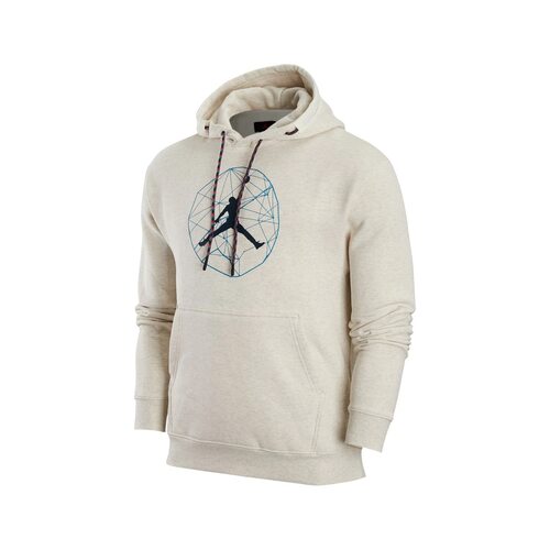 Jordan Essentials Logo图案印花抽绳连帽长袖卫衣DX6595-141