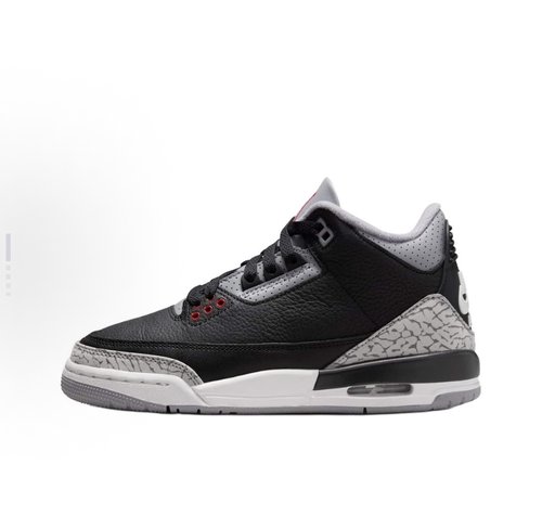 Jordan Air Jordan 3舒适百搭 中帮 儿童篮球鞋 黑色DM0967-010