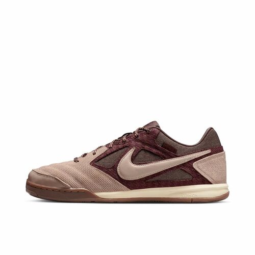 Nike Gato系列 舒适薄底 室内 足球鞋 男款 棕色IB6650-200