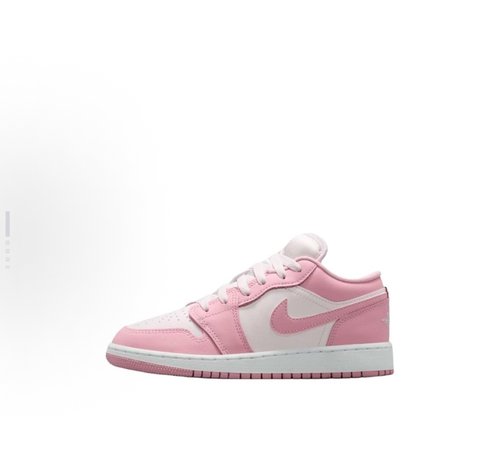 Jordan Air Jordan 1 中帮 儿童篮球鞋 粉色 男女同款553560-614