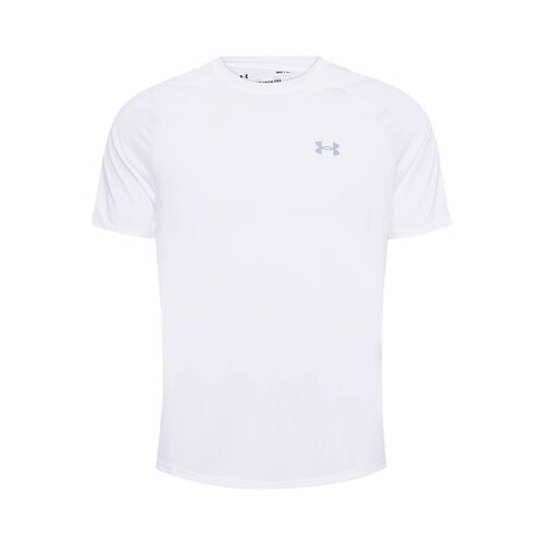 UA Tech 2.0 纯色篮球运动训练健身服速干短袖 T恤1326413-100