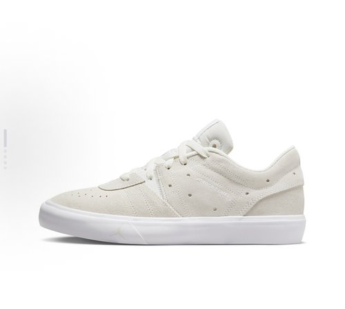 Jordan Series 防滑耐磨 低帮 板鞋 女款 白色DN1857-101