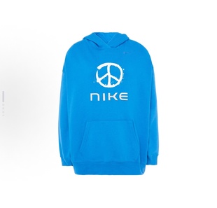 蓝色FB1823 印花拼色字母连帽套头女款 435 Sportswear Nike