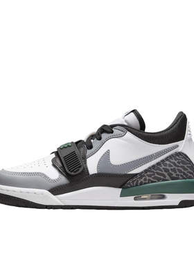 Jordan Legacy 312 LOW GS低帮 篮球鞋 白灰绿 青少年 CD9054-131