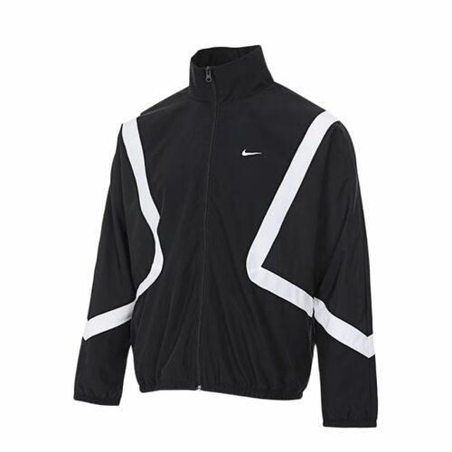 Nike Icon 品牌logo立领拉链长袖夹克外套 男款 黑色FZ0249-010