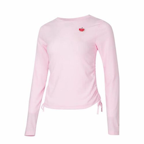 Nike  Sportswear Ribbed 套头时尚短款长袖 T恤 女款HV8728-663
