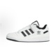 originals 男女同款 FORUM adidas 板鞋 Low 舒适 白黑IH7830