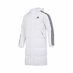 adidas 3-Stripes LONG DOWN 600印花长款保暖羽绒服 IT8713