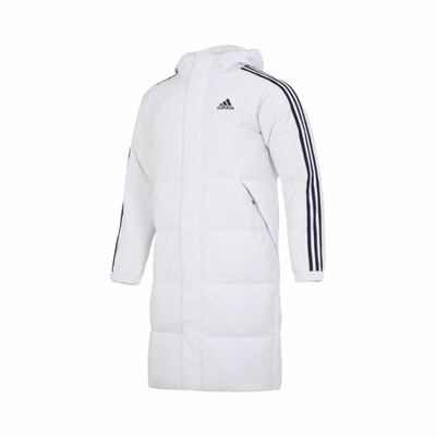 adidas 3-Stripes LONG DOWN 600印花长款保暖羽绒服 IT8713