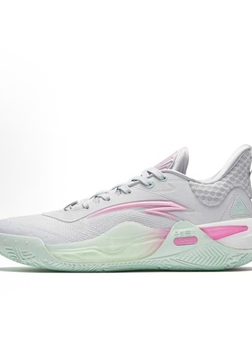 Anta安踏 KAI 1 SPEED 氮科技低帮 篮球鞋 男款灰绿粉112441114-7