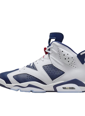 Air Jordan 6 复古 运动休闲鞋 2024版/白色/蓝色CT8529-164