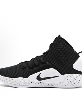 Nike Hyperdunk X 舒适织物高帮 实战篮球鞋 男款 黑白AO7890-001