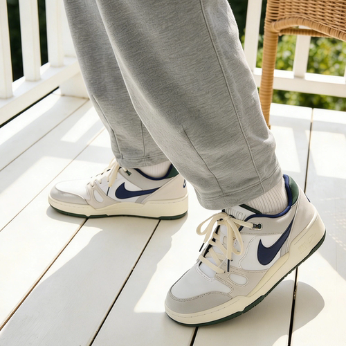 Nike Full Force Low 低帮 板鞋 男款 灰色FZ3595-100