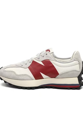 New Balance NB 327 复古 织物皮革防滑耐磨轻便 低帮 MS327SC1