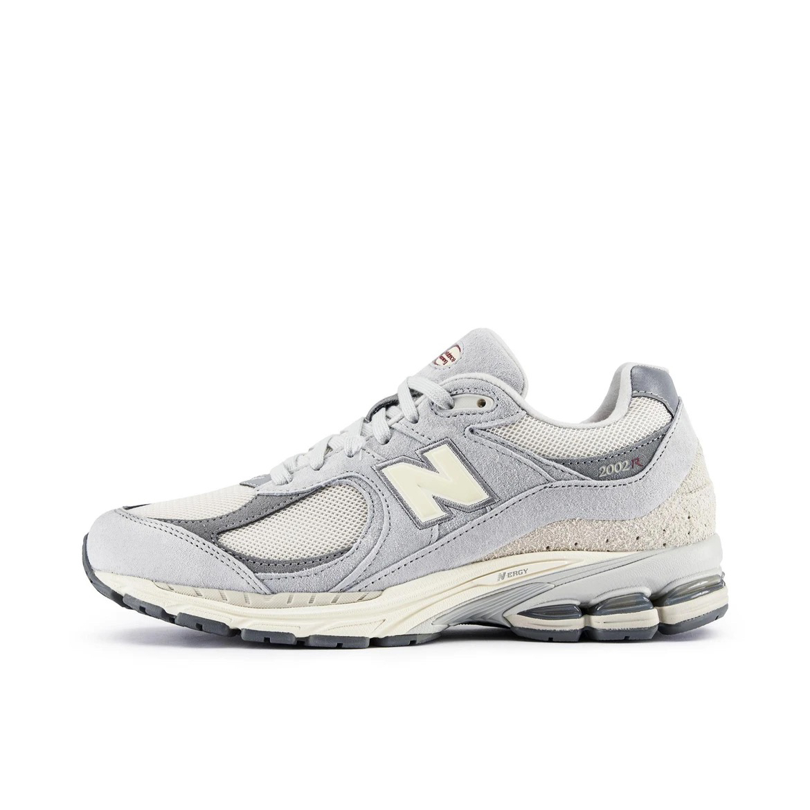 New Balance 2002R 复古拼接 气垫 慢跑 跑鞋 浅灰/迷黄M2002RLN