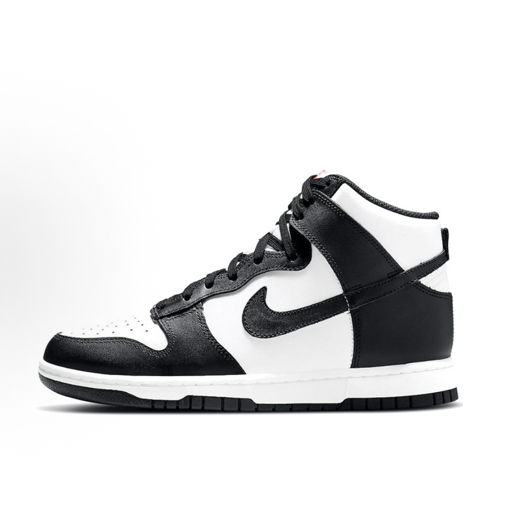 Nike Dunk 皮革 LOW 高帮 板鞋 女款 黑白 熊猫DD1869-103