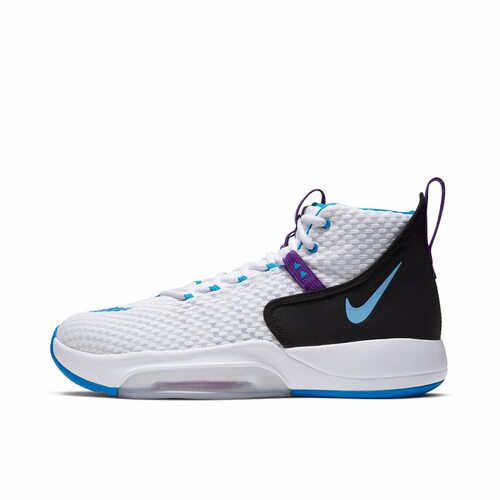 Nike Zoom Rize 1 中帮  篮球鞋男女同款黑白蓝 国内版BQ5398-101