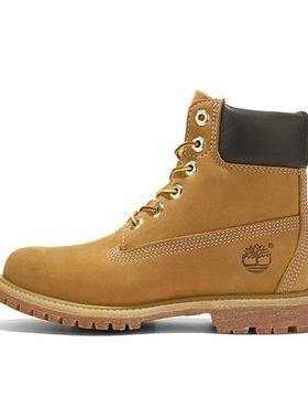 Timberland添柏岚 PREMIUM系列 户外靴 女款 黄色 宽版 10361W