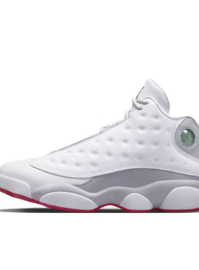 Jordan Air Jordan 13中帮 复古篮球鞋 男款 白灰色414571-160