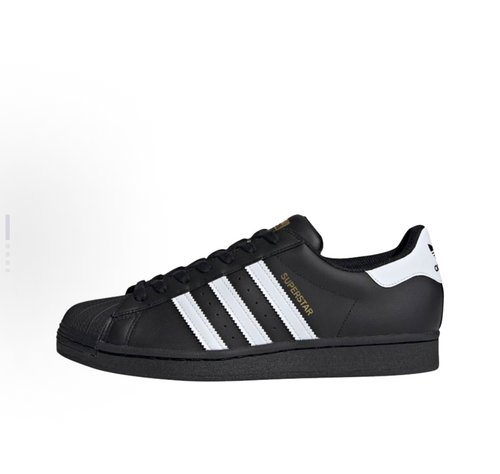 adidas originals SUPERSTAR 贝壳头 板鞋 男女同款 黑白EG4959