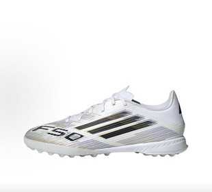 adidas F50 League Pasto Sintético足球鞋 男女同款 白色JH7726