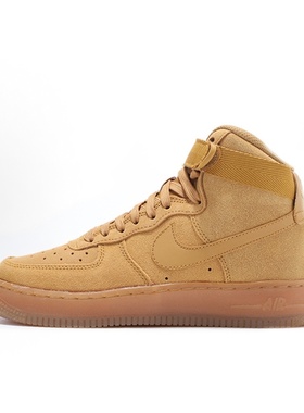 Nike Air Force 1 Lv8 LV8 3  高帮 儿童板鞋 小麦黄CK0262-700